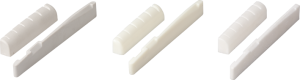 Nut & saddle (Resonate plastic, plastic, bone)